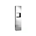 Stainless steel recessed paper towel dispenser and waste bin for shopping mall hotel and airport bathroom